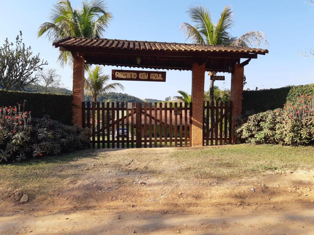 Casa De Campo "Recanto Ceu Azul" Guararema Exteriör bild